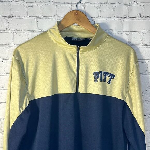 Pittsburgh Panthers Football Colosseum Athletics  Pullover Quarter Zip size M - Picture 2 of 7